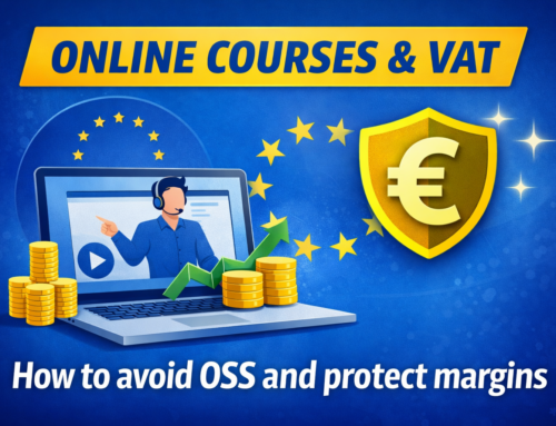 Online Courses and VAT: How to Protect Your Margins and Simplify Sales Across Europe
